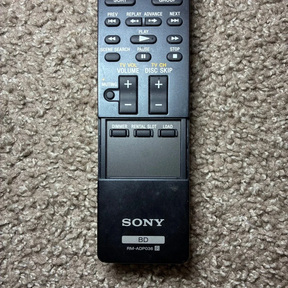 Sony RM-ADP036 Remote Control OEM Original Blu Ray DVD CD BDP-CX7000ES BDP-CX960